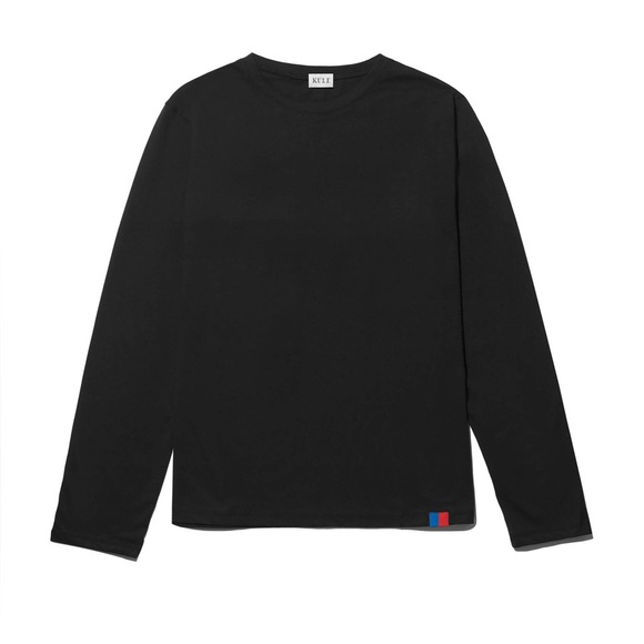 KULE The Modern Long Black Tee - Picture 2 of 9